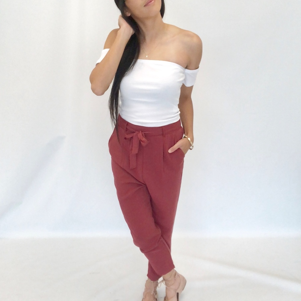 CYBER SALE! GRACE Marsala Trousers - Picture 2 of 6